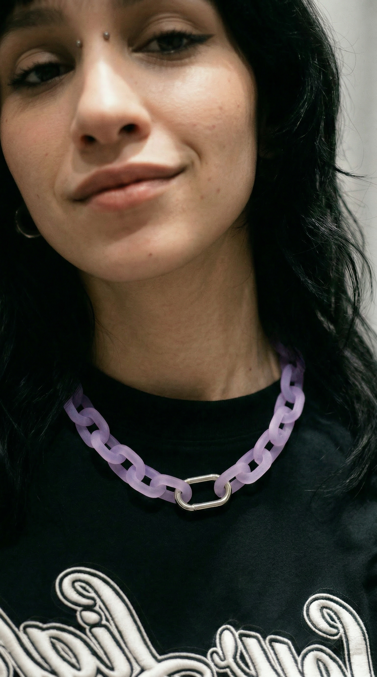 X-RAY NECKLACE - PURPLE